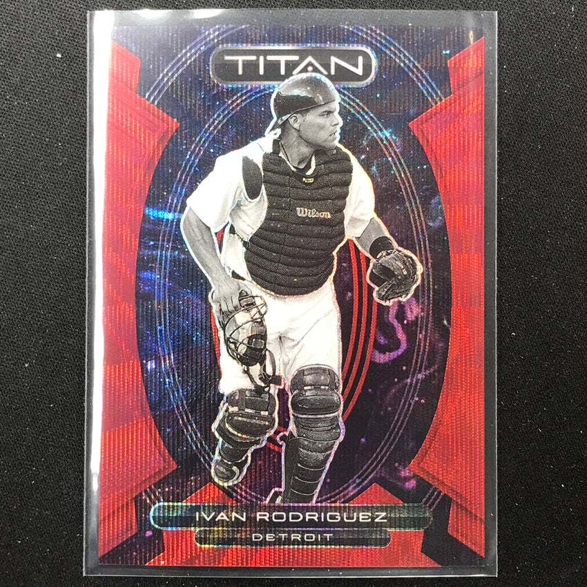 2023 Chronicles Mlb Ivan Rodriguez Titan Red Wave 23/199