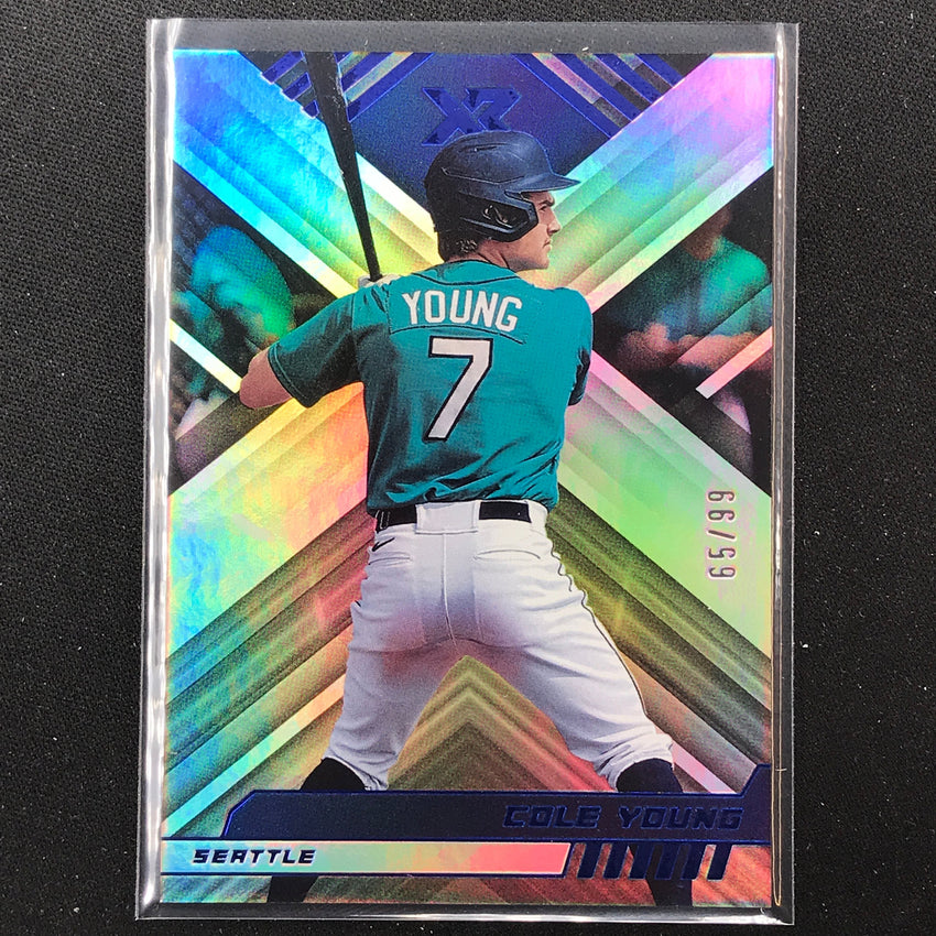 2023 Chronicles Mlb Cole Young Xr Blue 65/99