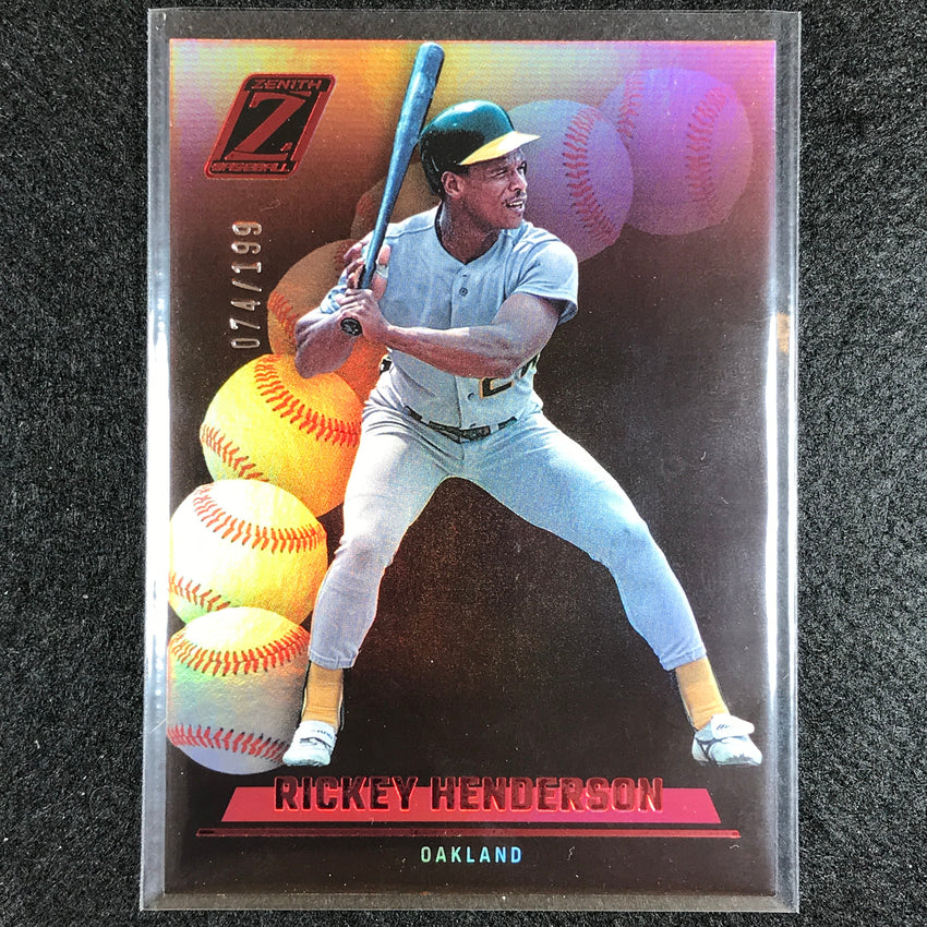 2023 Chronicles Mlb Rickey Henderson Zenith Red 74/199