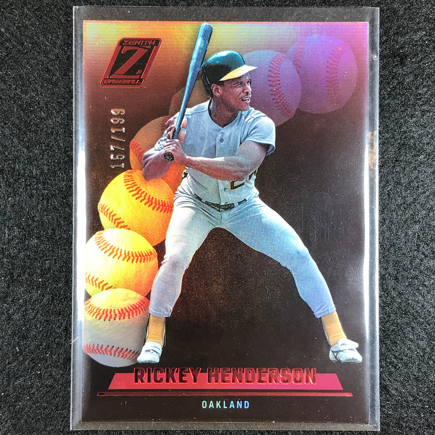 2023 Chronicles Mlb Rickey Henderson Zenith Red 157/199