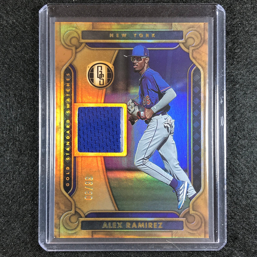 2023 Chronicles Mlb Alex Ramirez Gold Standard Swatches Relic Gold 8/99