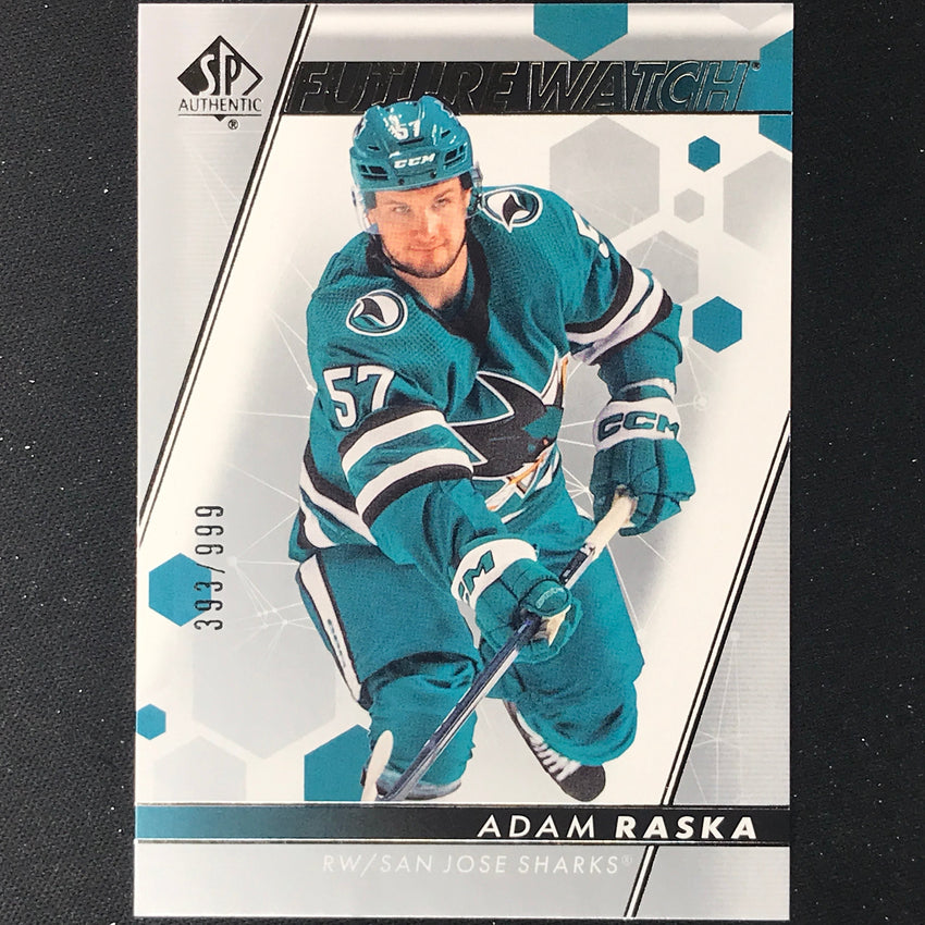 2022-23 SP Authentic NHL ADAM RASKA Future Watch Rookie Base 393/999 #175