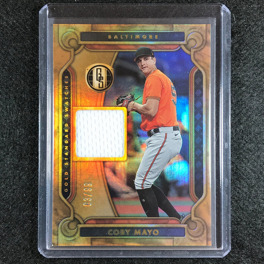 2023 Chronicles Mlb Coby Mayo Gold Standard Swatches Relic Gold 63/99