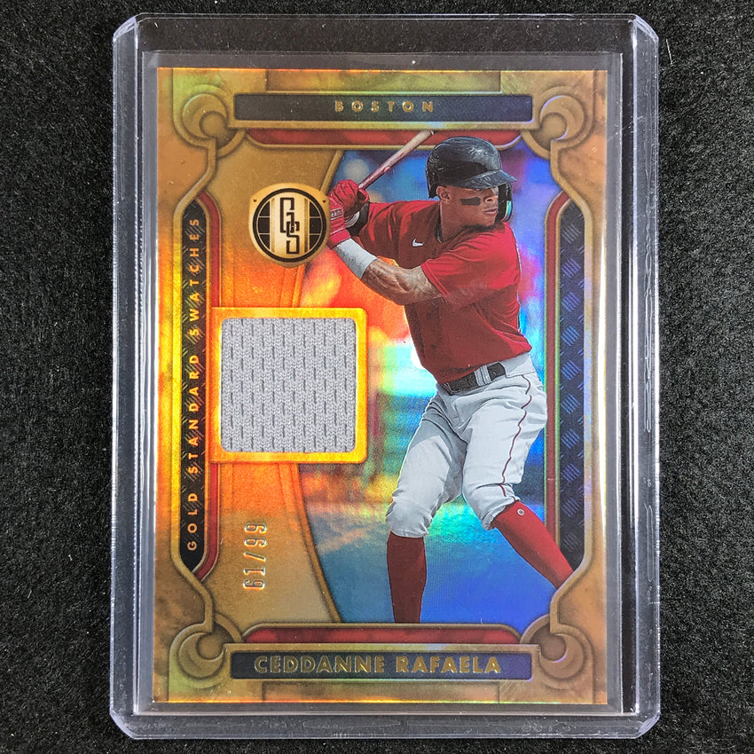 2023 Chronicles Mlb Ceddanne Rafaela Gold Standard Swatches Relic Gold 61/99
