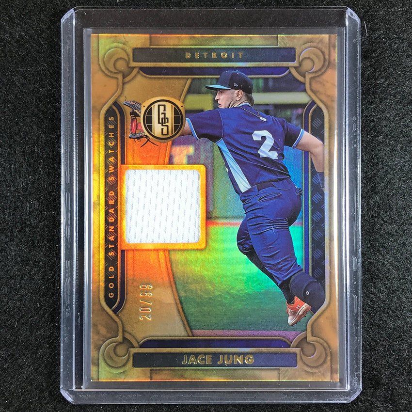 2023 Chronicles Mlb Jace Jung Gold Standard Swatches Relic Gold 20/99