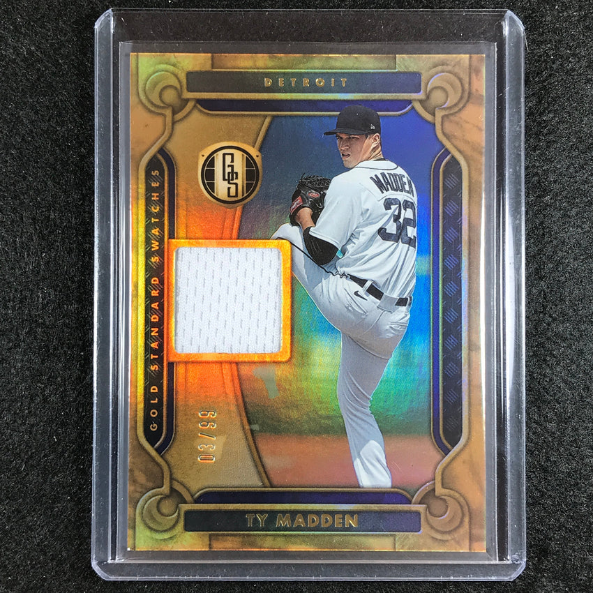 2023 Chronicles Mlb Ty Madden Gold Standard Swatches Relic Gold 3/99
