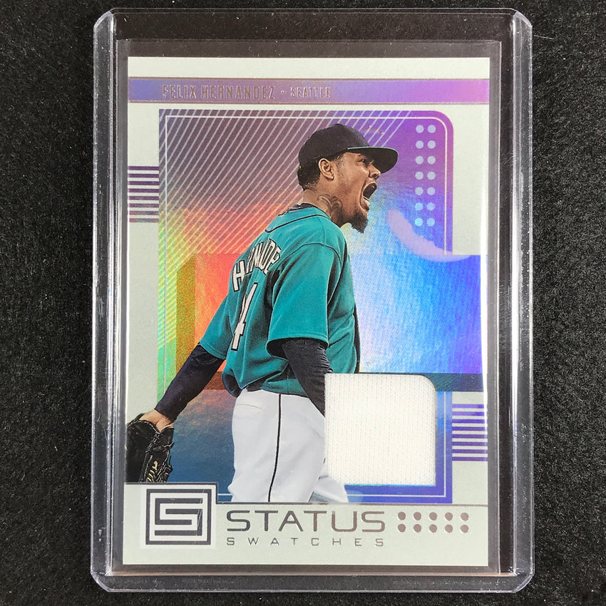 2023 Chronicles MLB FELIX HERNANDEZ Status Swatches Relic Base #FH