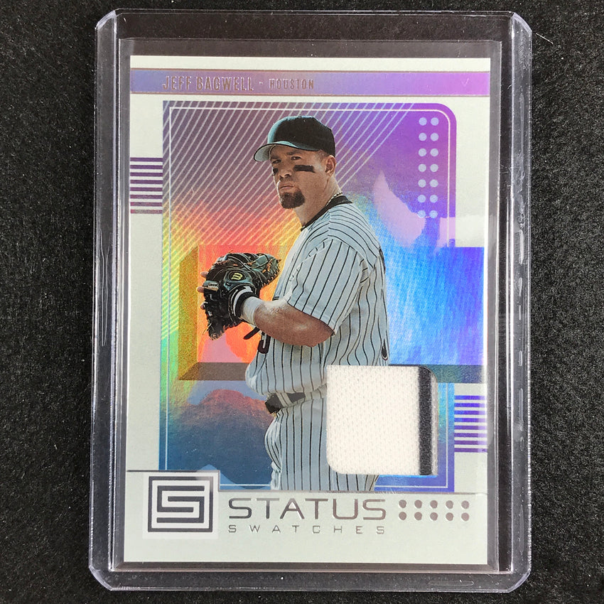 2023 Chronicles MLB JEFF BAGWELL Status Swatches Relic Base #JB