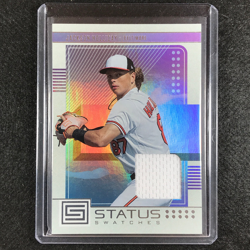 2023 Chronicles Mlb Jackson Holliday Status Swatches Relic Base No Jh