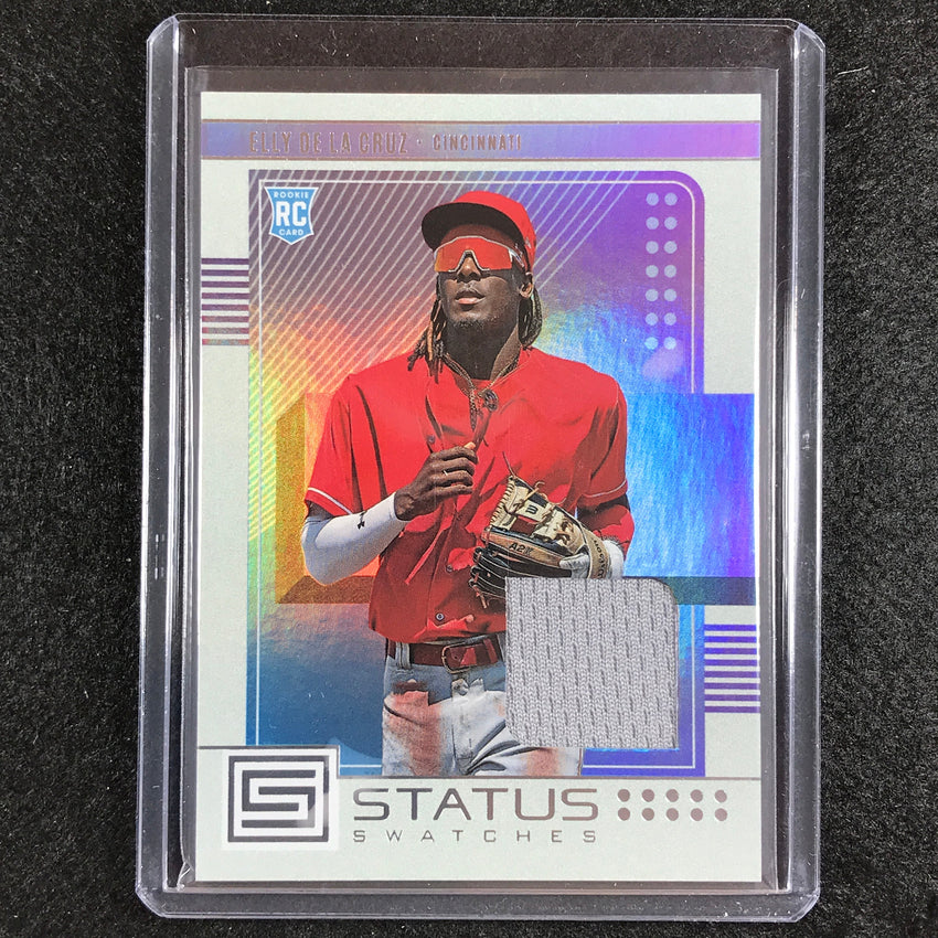 2023 Chronicles Mlb Elly De La Cruz Status Swatches Rookie Relic Base No Ed