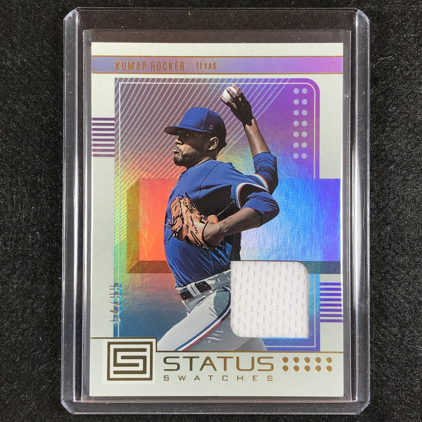 2023 Chronicles Mlb Kumar Rocker Status Swatches Relic Gold 54/99