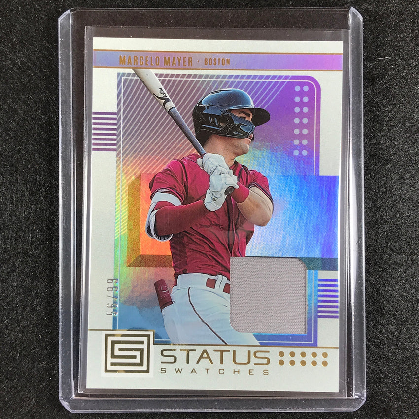 2023 Chronicles Mlb Marcelo Mayer Status Swatches Relic Gold 56/99