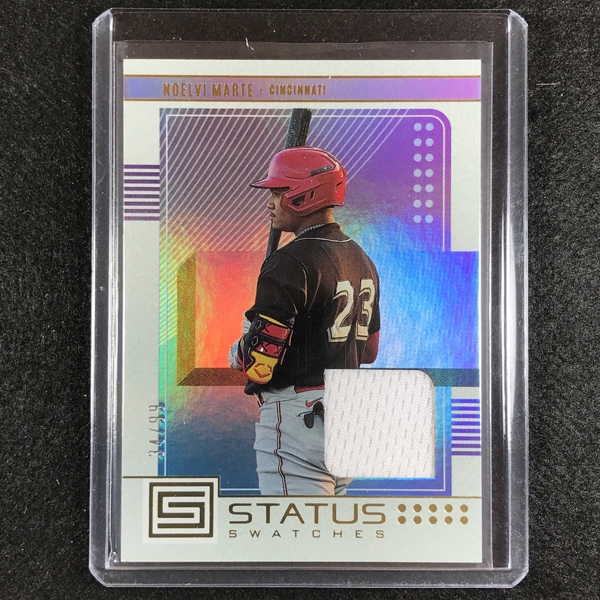 2023 Chronicles Mlb Noelvi Marte Status Swatches Relic Gold 34/99