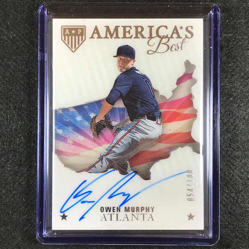 2023 Chronicles Mlb Owen Murphy Americas Pastime Americas Best Auto 54/100