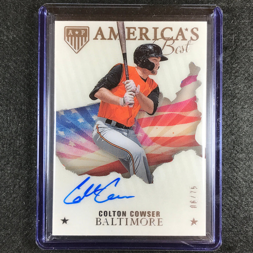 2023 Chronicles Mlb Colton Cowser Americas Pastime Americas Best Auto 6/75