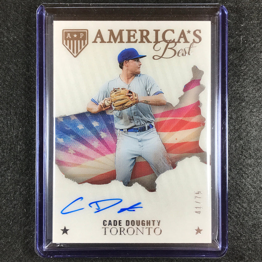 2023 Chronicles Mlb Cade Doughty Americas Pastime Americas Best Auto 41/75