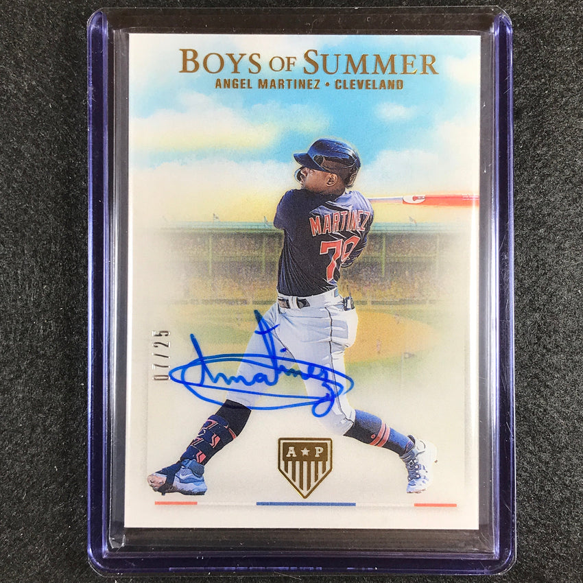 2023 Chronicles Mlb Angel Martinez Americas Pastime Boys Of Summer Auto 7/25