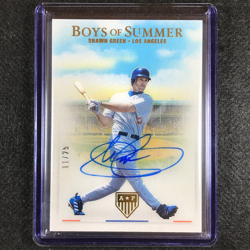 2023 Chronicles Mlb Shawn Green Americas Pastime Boys Of Summer Auto 11/25