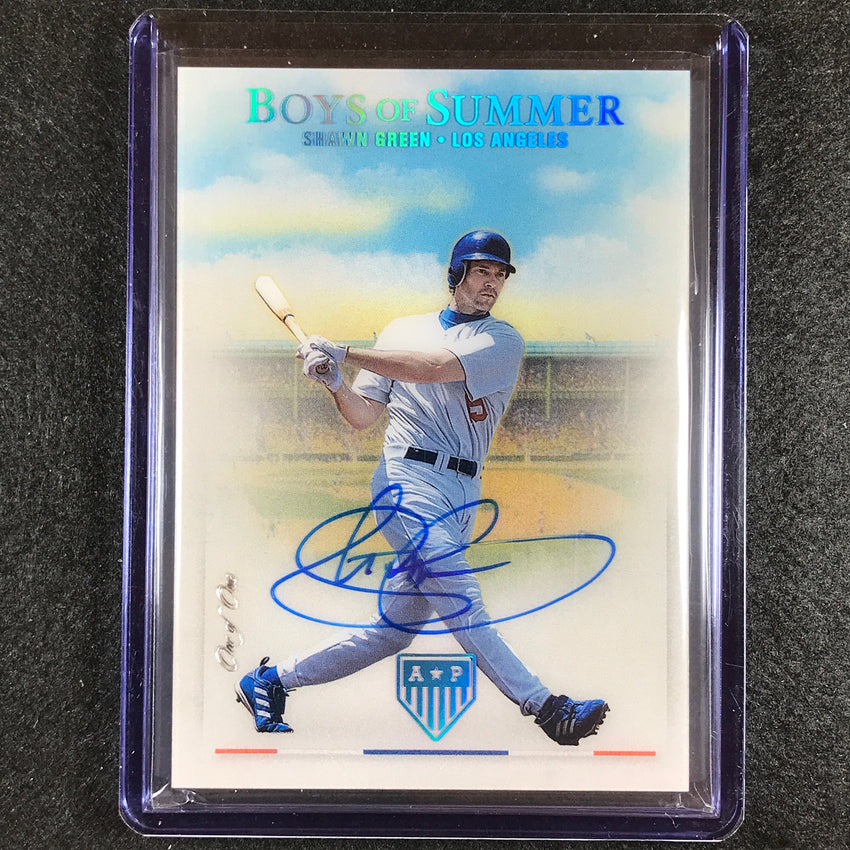 2023 Chronicles Mlb Shawn Green Americas Pastime Boys Summer Auto Platinum 1/1