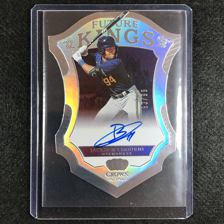 2023 Chronicles Mlb Jackson Chourio Crown Royale Future Kings Auto 63/99