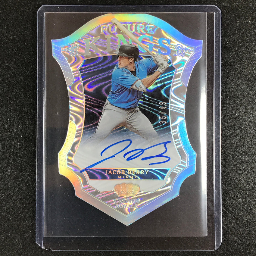 2023 Chronicles Mlb Jacob Berry Crown Royale Future Kings Signatures Auto 35/49