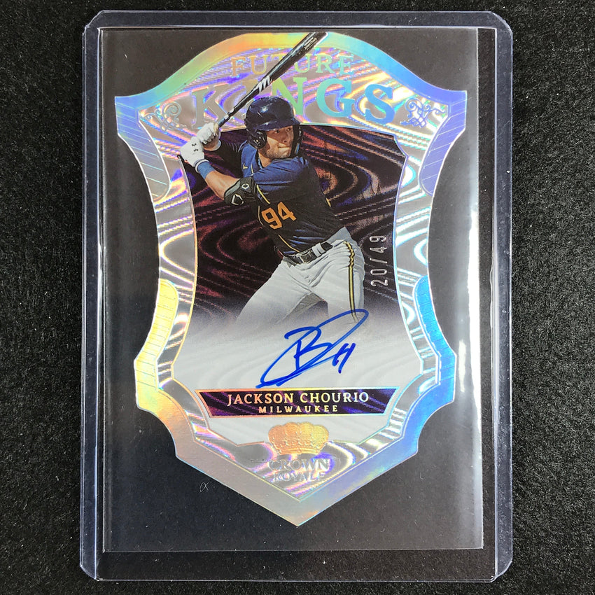 2023 Chronicles Mlb Jackson Chourio Crown Royale Future Kings Auto 20/49