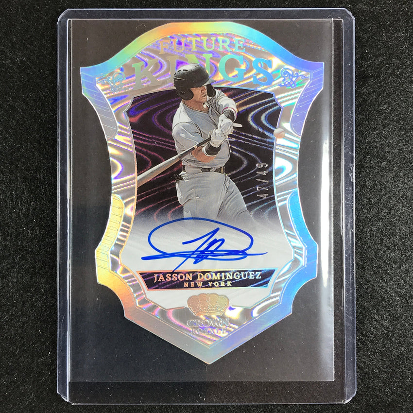 2023 Chronicles MLB JASSON DOMINGUEZ Crown Royale Future Kings Auto 47/49