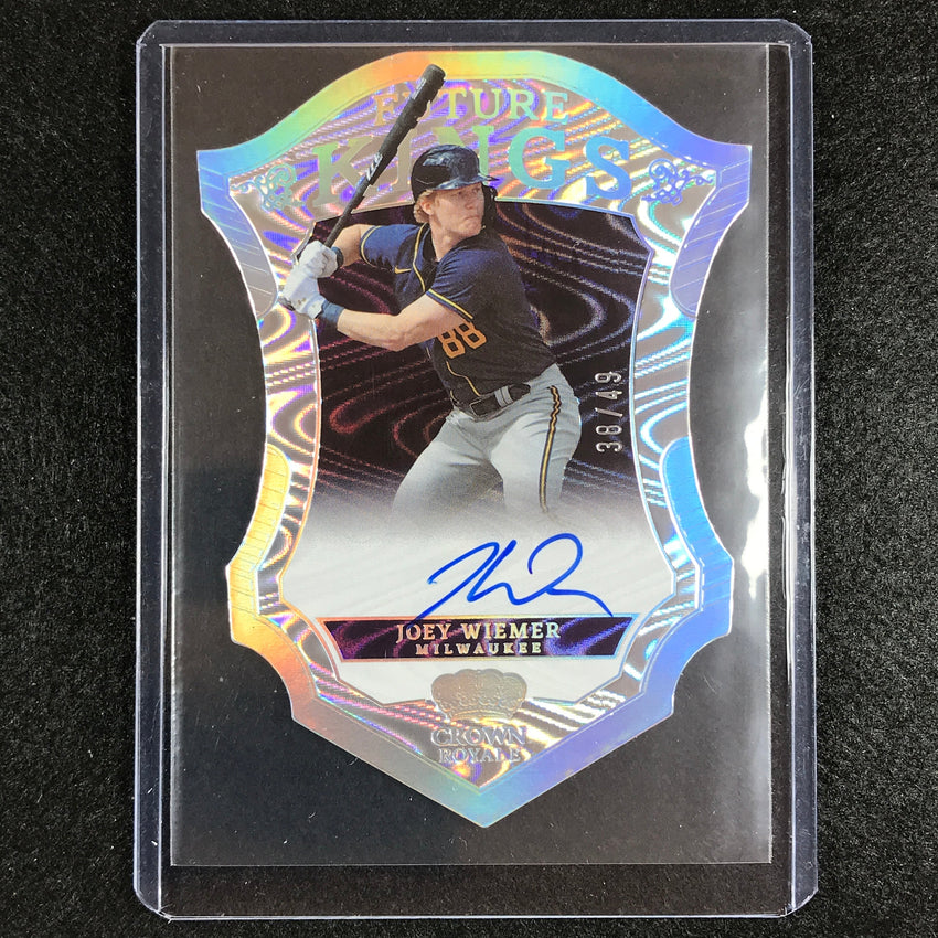 2023 Chronicles Mlb Joey Wiemer Crown Royale Future Kings Signatures Auto 38/49