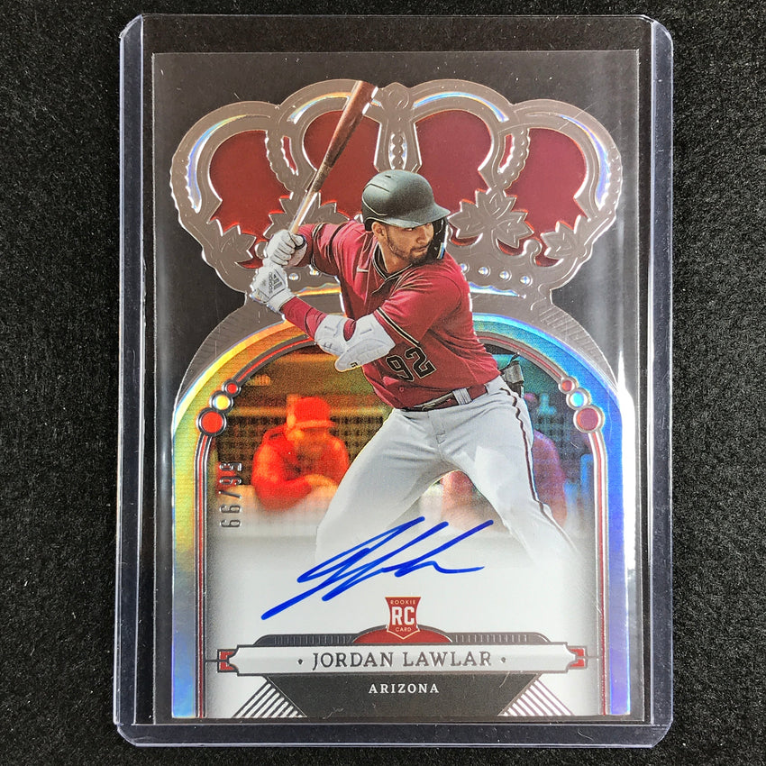 2023 Chronicles Mlb Jordan Lawlar Crown Royale Rookie Crown Auto 56/99
