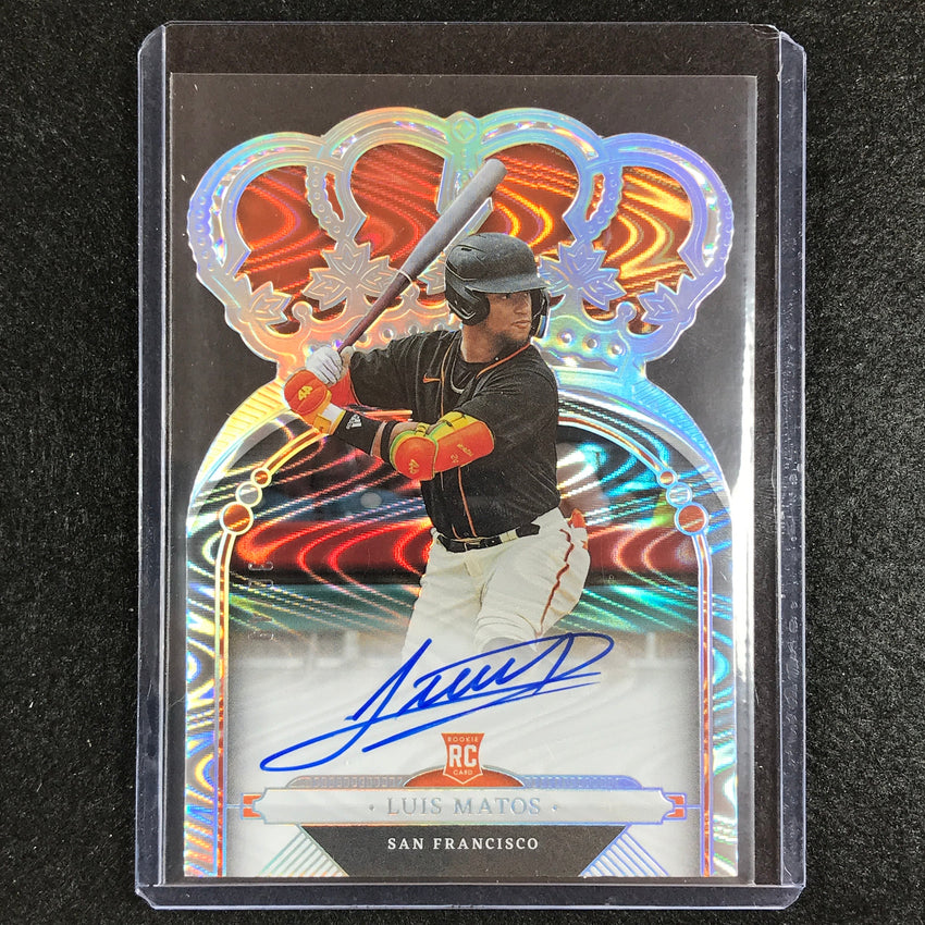 2023 Chronicles Mlb Luis Matos Crown Royale Rookie Crown Signatures Auto 30/49