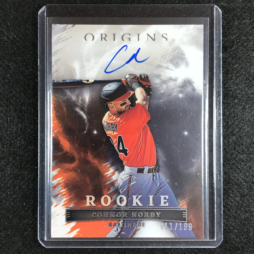 2023 Chronicles Mlb Connor Norby Origins Rookie Signatures Auto Base 11/199
