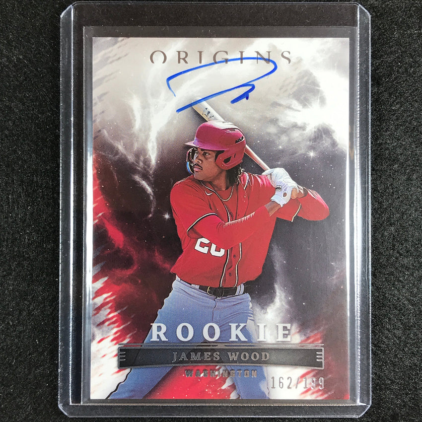 2023 Chronicles Mlb James Wood Origins Rookie Signatures Auto Base 162/199