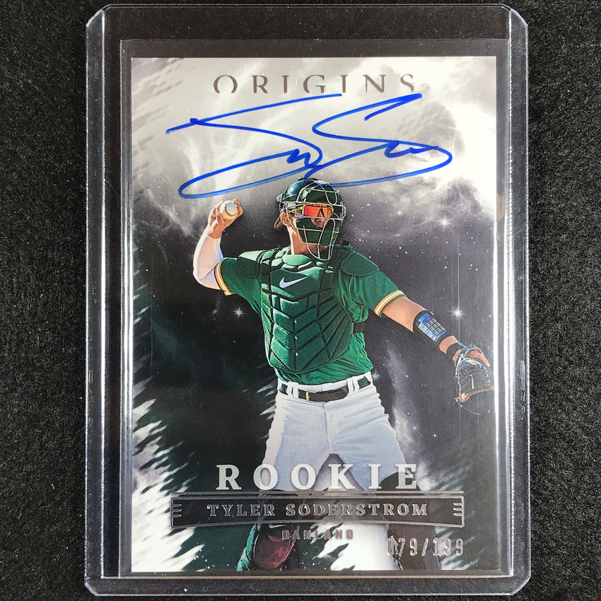2023 Chronicles Mlb Tyler Soderstrom Origins Rookie Signatures Auto Base 79/199