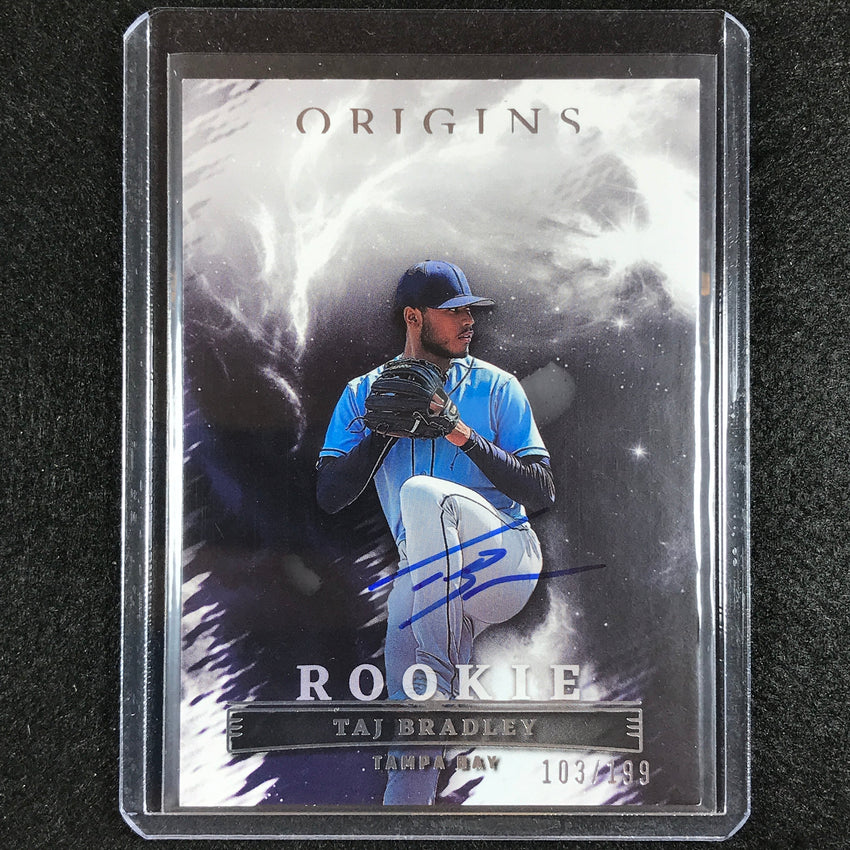 2023 Chronicles Mlb Taj Bradley Origins Rookie Signatures Auto Base 103/199