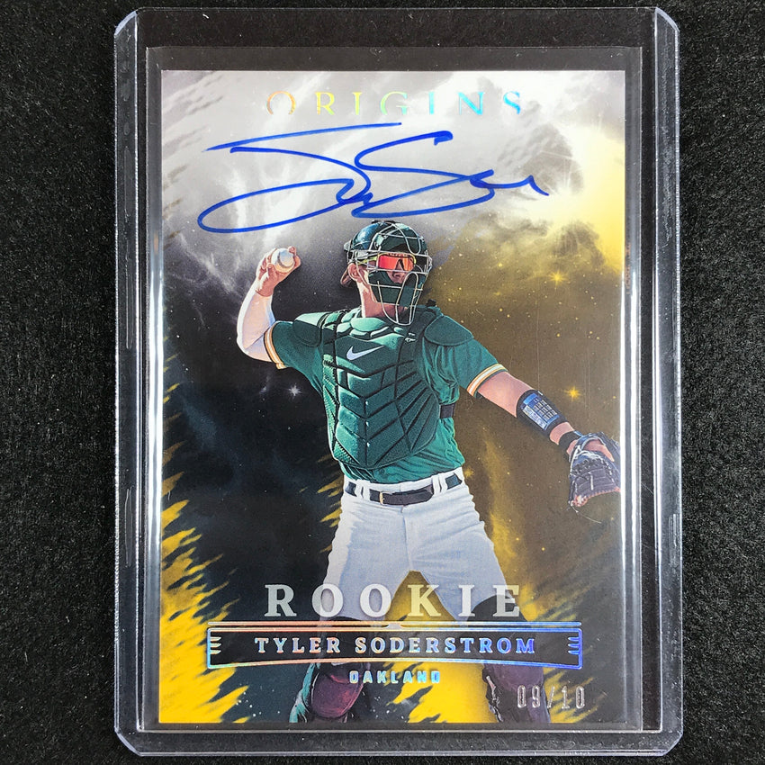 2023 Chronicles Mlb Tyler Soderstrom Origins Rookie Signatures Auto Gold 9/10