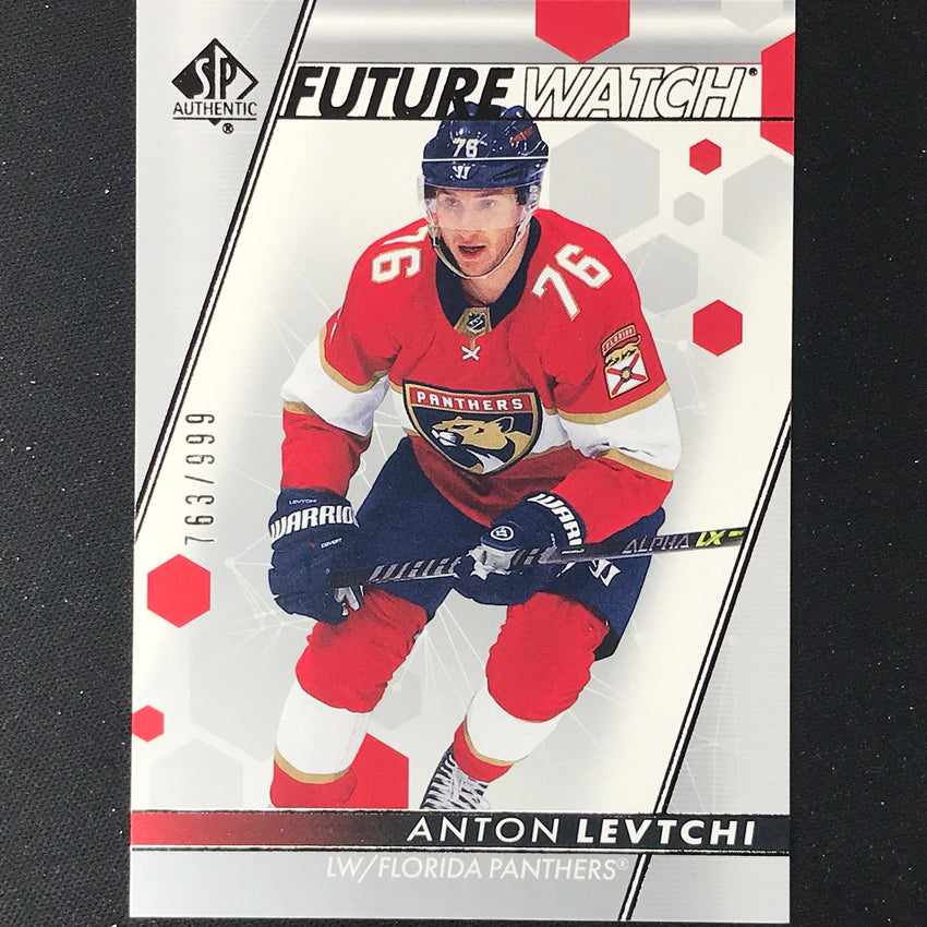 2022-23 SP Authentic NHL ANTON LEVTCHI Future Watch Rookie Base 763/999 #193