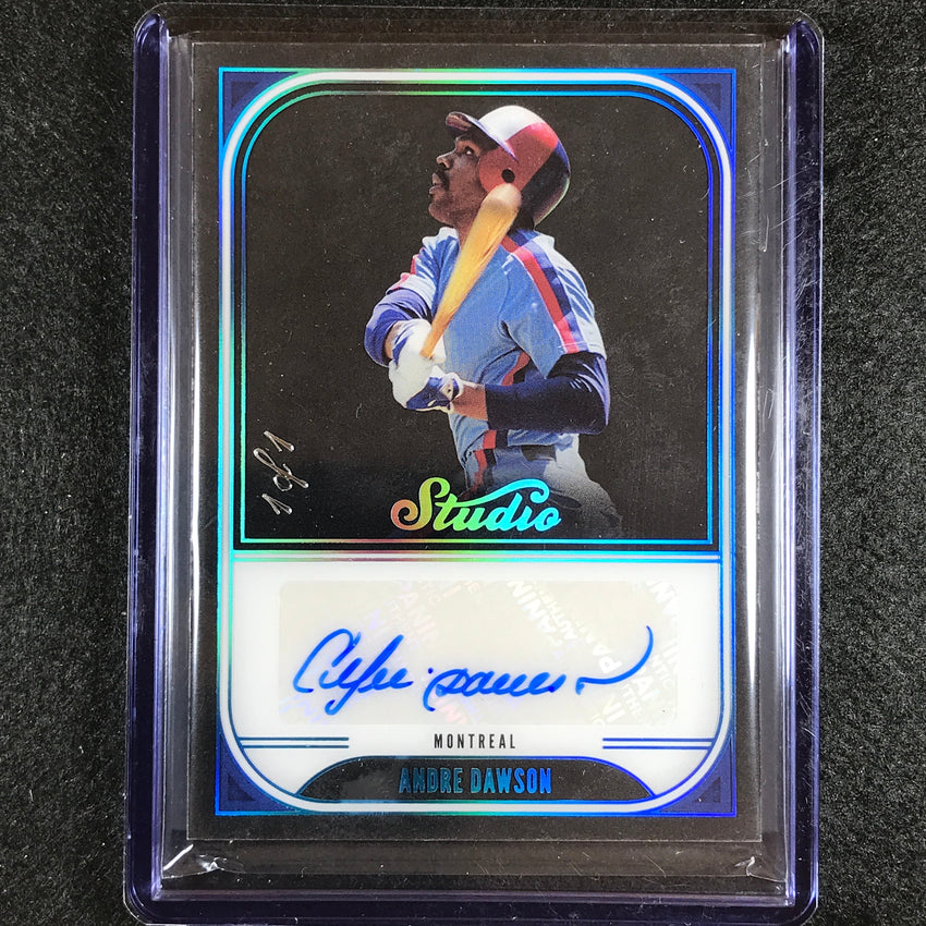 2023 Chronicles Mlb Andre Dawson Studio Black Signatures Auto Platinum 1/1