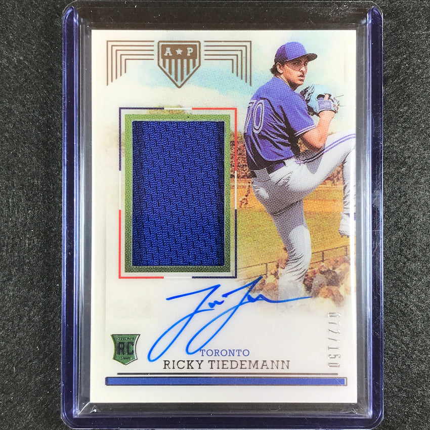 2023 Chronicles Mlb Rickey Tiedemann Americas Pastime Rookie Patch Auto 72/150