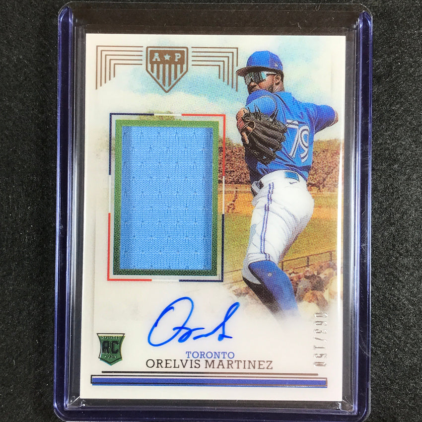 2023 Chronicles Mlb Orelvis Martinez Americas Pastime Rookie Patch Auto 63/150