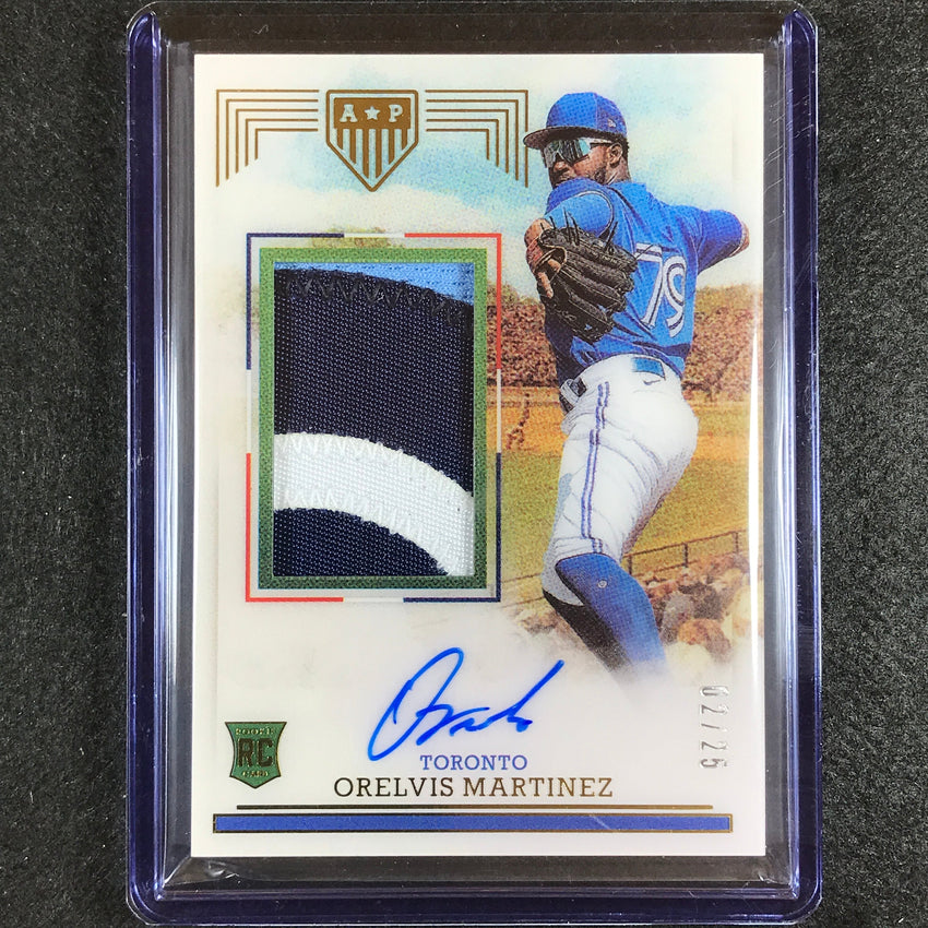 2023 Chronicles Mlb Orelvis Martinez Americas Pastime Rookie Patch Auto 2/25
