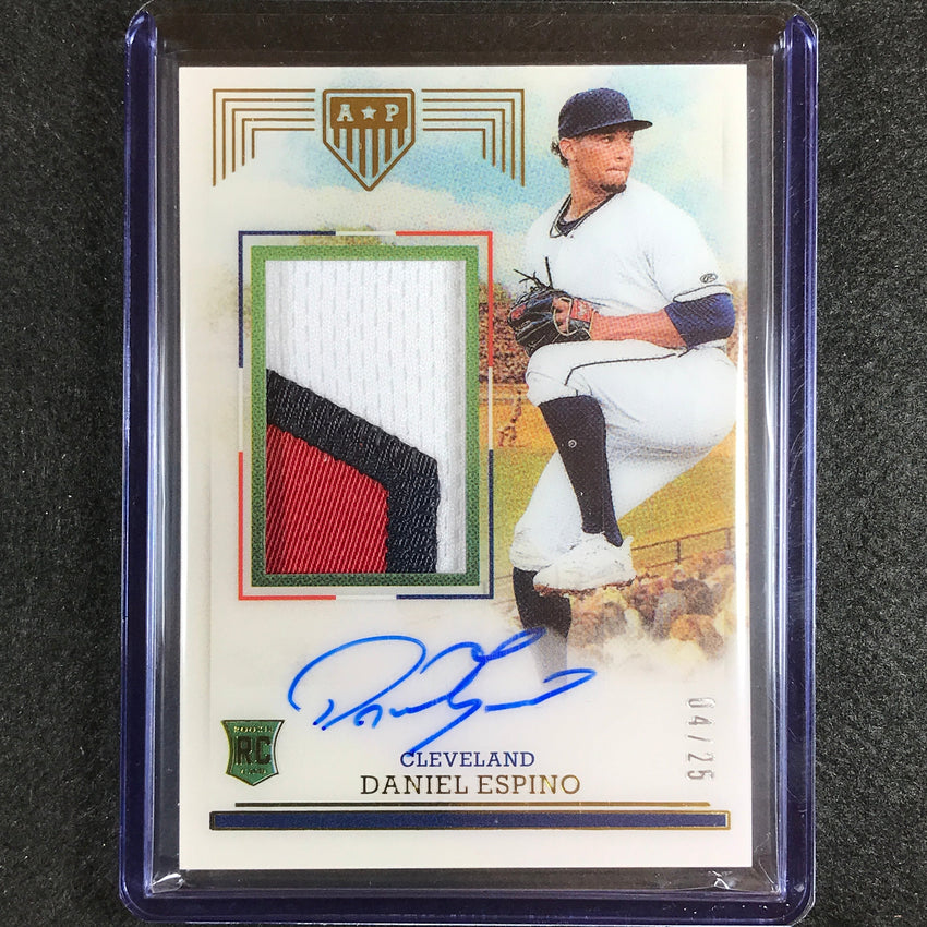 2023 Chronicles Mlb Daniel Espino Americas Pastime Rookie Patch Auto 4/25