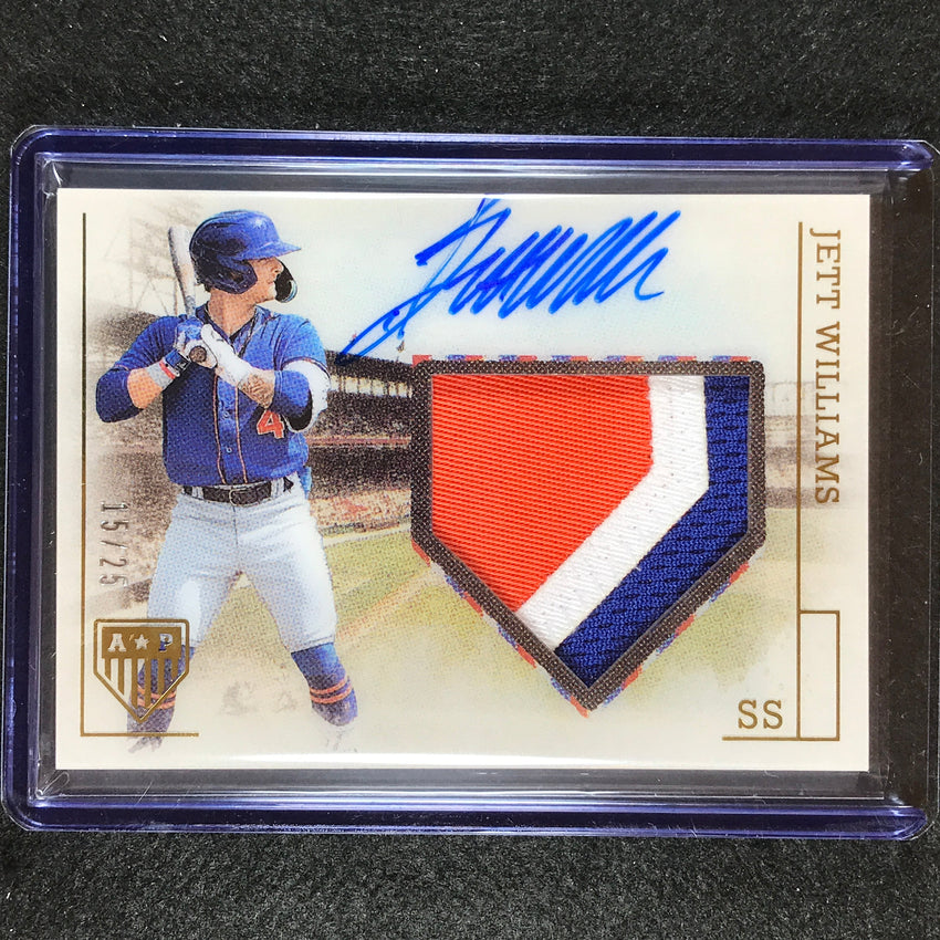 2023 Chronicles Mlb Jett Williams Americas Pastime Patch Auto Gold 15/25