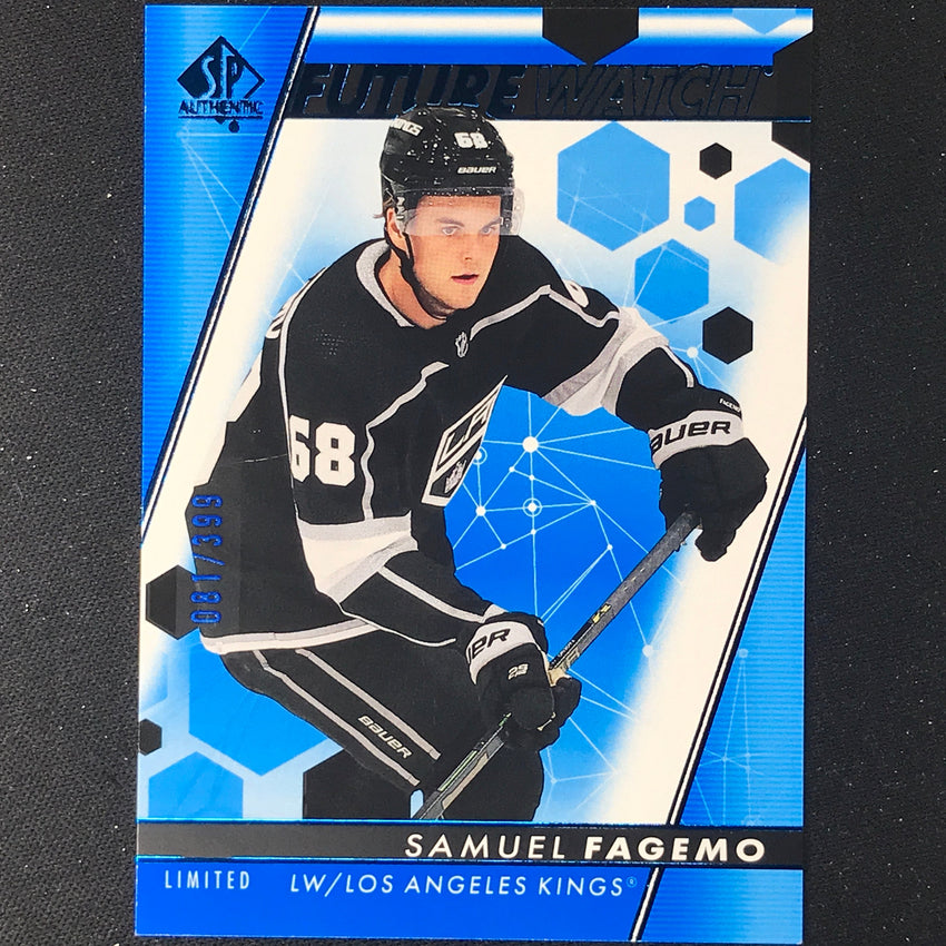 2022-23 Sp Authentic Nhl Samuel Fagemo Future Watch Rookie Limited Blue 81/399