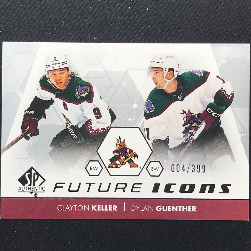 2022-23 Sp Authentic Nhl Clayton Keller Dylan Guenther Future Icons 4/399