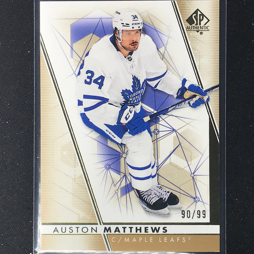 2022-23 Sp Authentic Nhl Auston Matthews Limited Gold 90/99