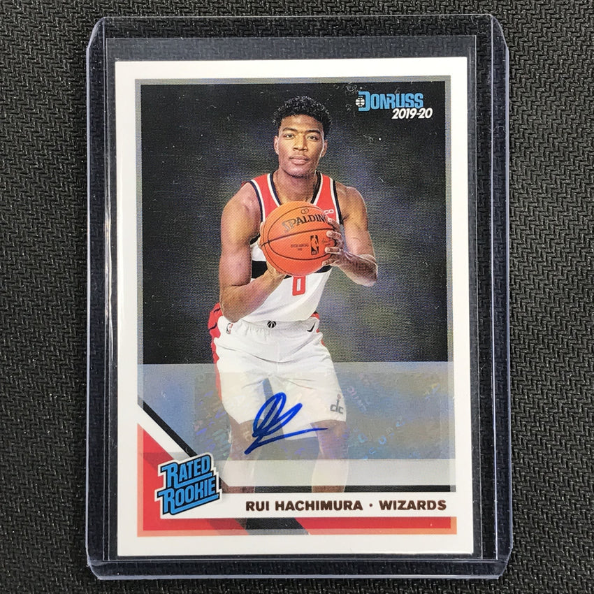 2019-20 Donruss RUI HACHIMURA Rated Rookie Auto #4 – Cherry 