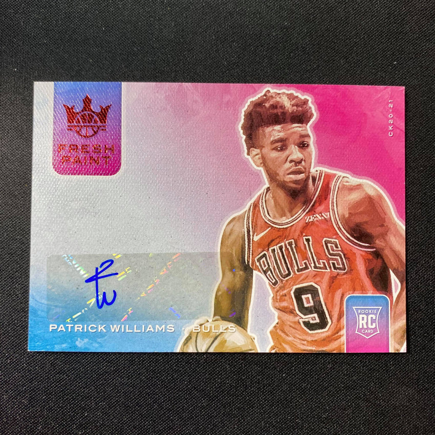 2020-21 Court Kings Patrick Williams Fresh Paint Rookie Auto Ruby 15/99