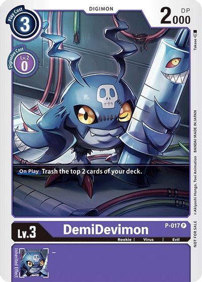 DemiDevimon - P-017 - Tournament Pack Vol.1 Promo