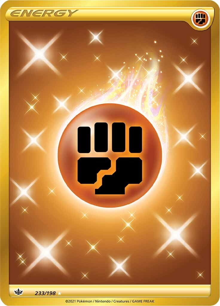 Fighting Energy - 233/198 - Secret Rare Chilling Reign