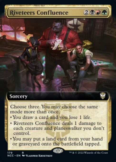 EXTENDED Riveteers Confluence #179 -  New Capenna Commander